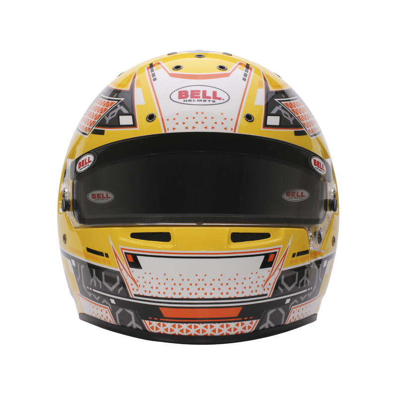 Casque Bell Karting RS7-K Stamina Anthracite / Jaune